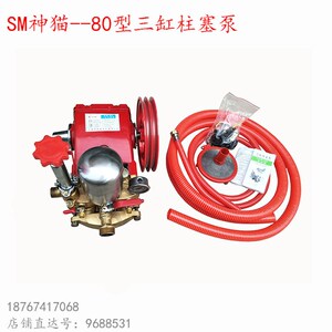 SM神猫80 120型三缸柱塞泵 高压喷雾器喷雾机水泵农用 园林 清洗