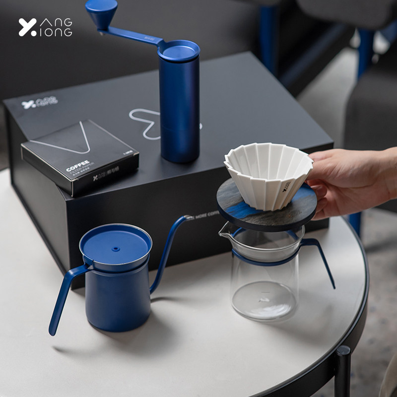 熊与杨旋律滤杯手冲礼盒 手摇磨豆机 挂耳 家用咖啡器具高档礼品