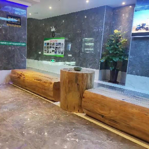 新款实木长条凳客厅个性创意电视柜复古做旧进门换鞋凳原木木墩子