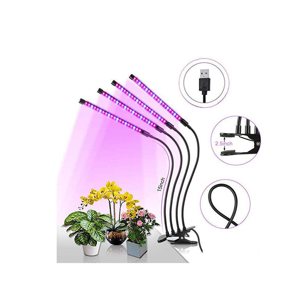 New design 36W TripleHead LED Plant Grow Light Kit三管双管灯