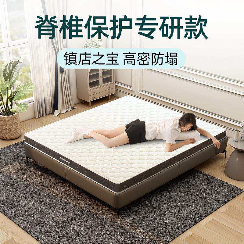 家用可折叠天然加硬椰宗床垫1.8m棕垫出租房双人棕榈乳胶椰棕床垫