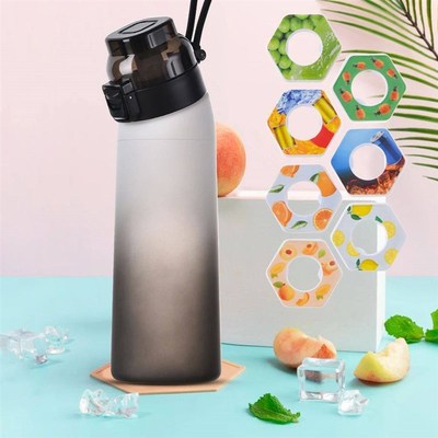 650ML Scent Flavored Water Bottle Leak-Proof with 7 Flavor P