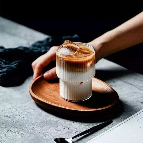 Glass Cup High Borosilicate Heat-resistant Latte Coffee Mug