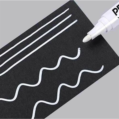 3/6 Pcs Acrylic Paint White Marker White Paint Pen for Rock