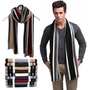 Men Warm New designer Scarf Winter Cashmere fashion Classic