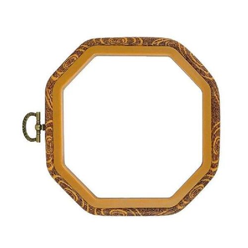 Octagonal Embroidery Hoop Stitching Hoop Imitated Wood