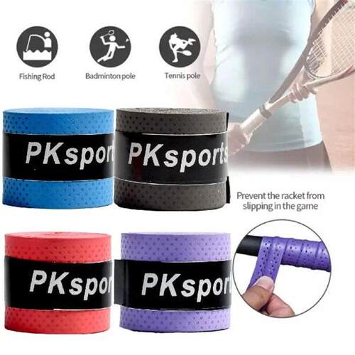 3PCS Tennis Racket Grip Tape PU Absorbent Tennis Racket