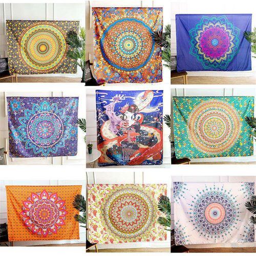 hanging cloth mandala decoration tapestry bedroom study back