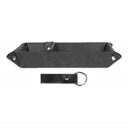 Catchall Tray For Entryway PU Leather Desk Valet Tray