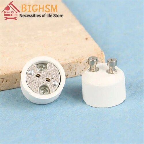 2Pcs GU10 To MR16 Ceramic Socket Base Halogen LED Light