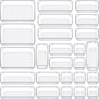 Plastic Drawer Organizers Set Organizer Storage Trays office