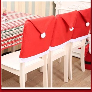 Santa Hat Chair Cover table cloth Christmas Decoration Gifts