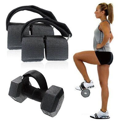 1/2pcs Dumbbell Ankle Strap Weight Lifting Foot Bands Tibial
