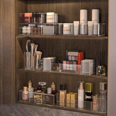 Matte Cosmetic Organizer Bathroom Bedroom Desktop Storage Bo