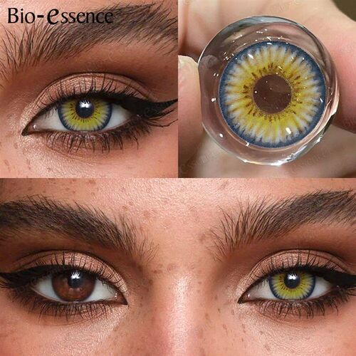 2025 New Bio-essense Colored Contact Lenses 1 Pair for Eyes