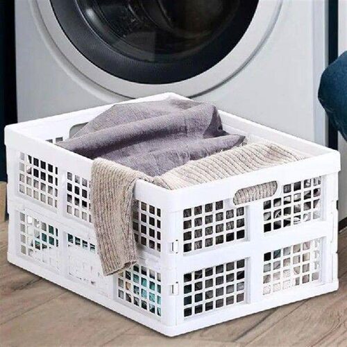Stackable Basket For Organizing Hollow Laundry Hamper With