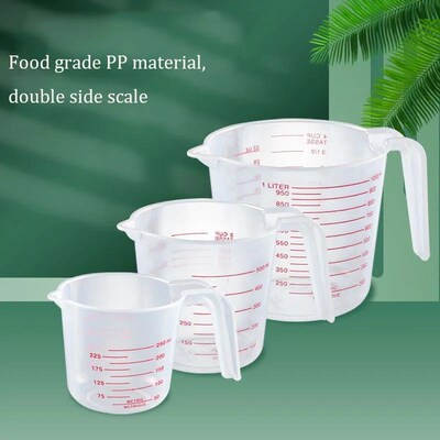 250/500/1000ML Easuring Cup Silicone Measuring Cups and Spoo