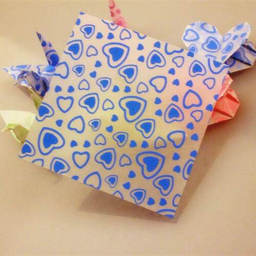 70pcs Luminous origami paper square scrapbook paper single-s