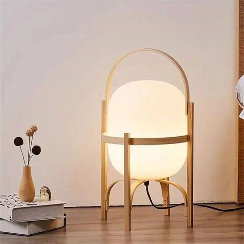 Cole Cestita Floor Lamp Art Modern Simple Led Wood Light Liv