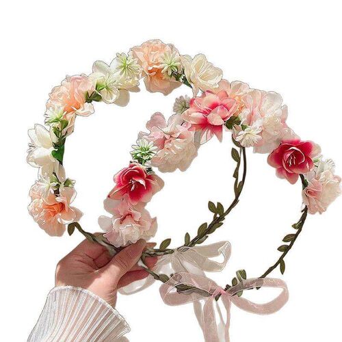 New Childrens Wreath Headband Mori Girls Flower Hair