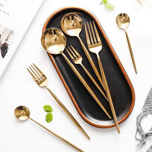 Dessert cake fork fashion Nordic lovely fruit fork