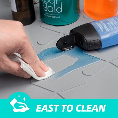 Under Sink Mat Silicone Protector Drawer Shelf Cabinet Liner