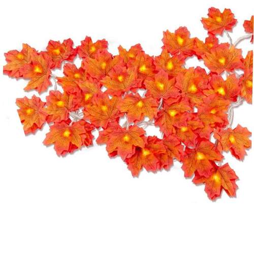 2/3/6M Christmas Decoration Artificial Maple Leaf Leaves