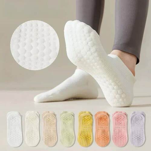 Mesh Breathable Yoga Socks Women Cotton Low Cut Short Gym Fi