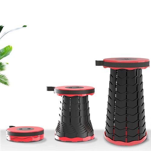 Portable Folding Telescopic Stool Lightweight Plastic Subway