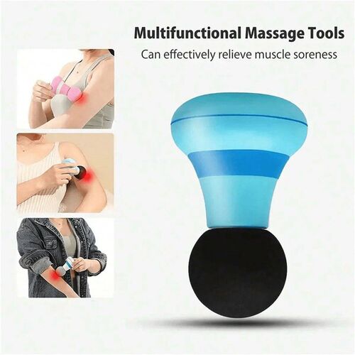 1pc Mini Massage Gun Multi Gear Adjustment Low Noise Silent