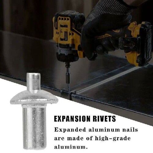 10-100PCS Percussion Expansion Rivets Round Head Aluminum