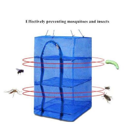 3 Layers Nylon Drying Net Fish Net Drying Rack Hanging