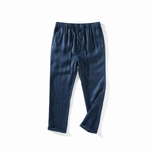 Loosening Linen Pants Thin Breathable Linen Casual Pants Ela