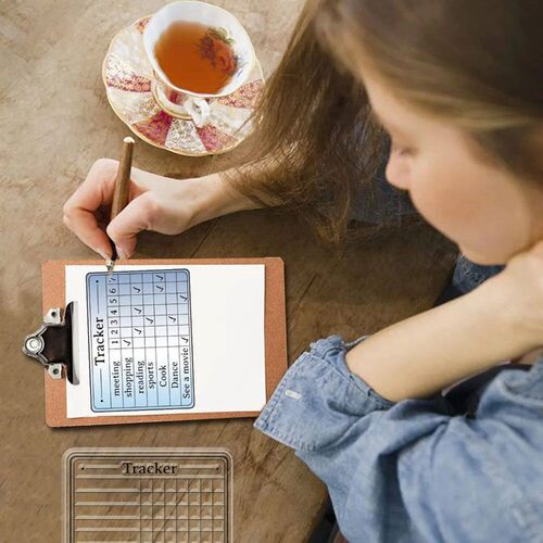 1PC Calendar Planner Clear Stamp Life Journal Silione Clear