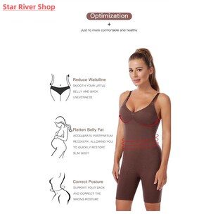 Full Body Shaper Bodysuit Control Women Tummy Slim Shapewear