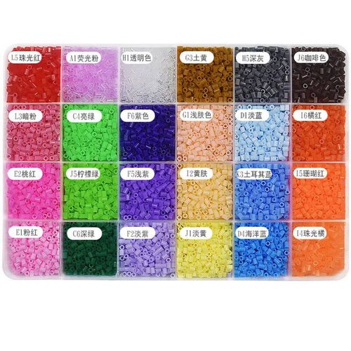 Shipping 48 Colors Perler Puzzl 2.6mm 26000 pcs Supplementar