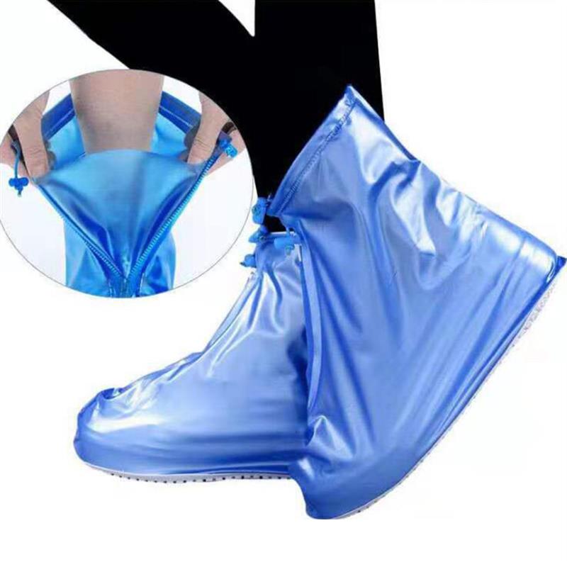 Men Women Shoes vers for Rain Flats Ankle Boots ver PVC Reus图片