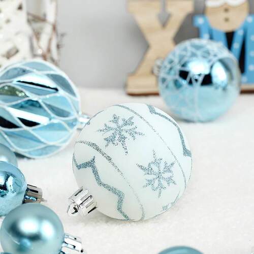 Christmas decoratio House painting gift package tree pendant