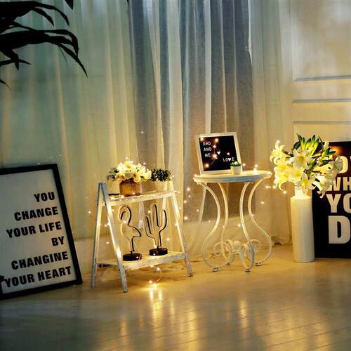 Warm White 5M 50LED Copper Wire String Light Use For Decorat