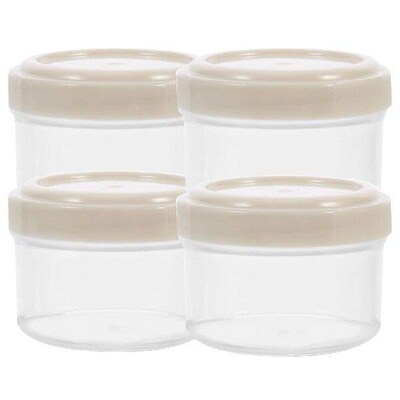 4pcs Seasoning Bottle Set Transparent Spice Organizer