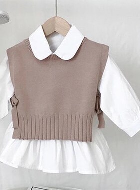 Spring Autumn Baby Girls Sweet Candy Color  Knitting Sweater