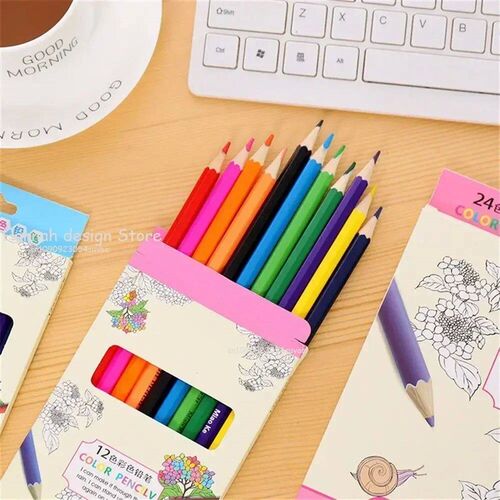 New 12 Colors Pencil Set Oily Coloring Pencils Painting Lead