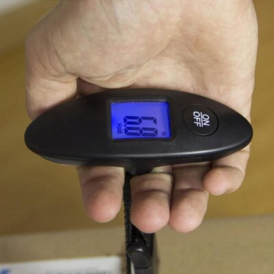 1Pc 40kg/100g LCD Digital Electronic Luggage Scale Portable