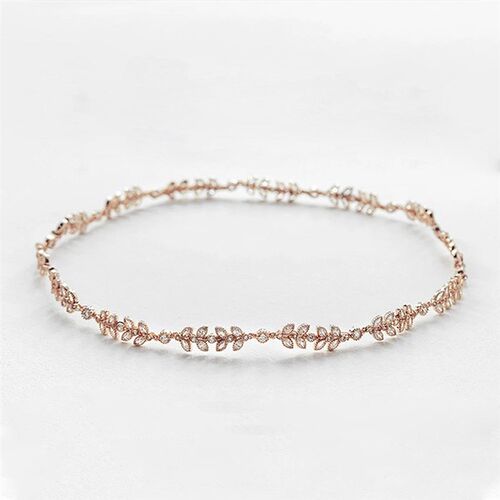 Stonefans Rhinestone Crystal Bridal Head Chain Bridal Hair A