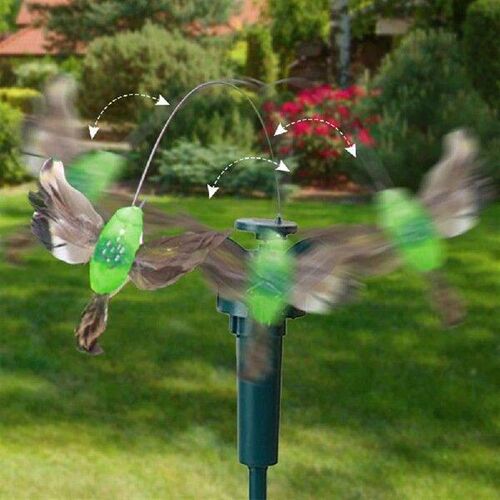 Simulation Solar Butterfly Indoor Outdoor Auto Flying Bird