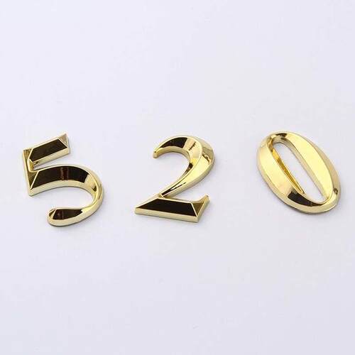 1pc Gate Digits 0 to 9 Plastic Number Tag Numeral Door Pla