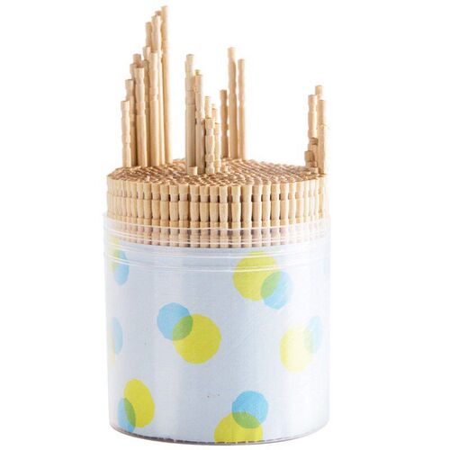 Disposable Wood Toothpick Restaurants Toothpicks Decorative