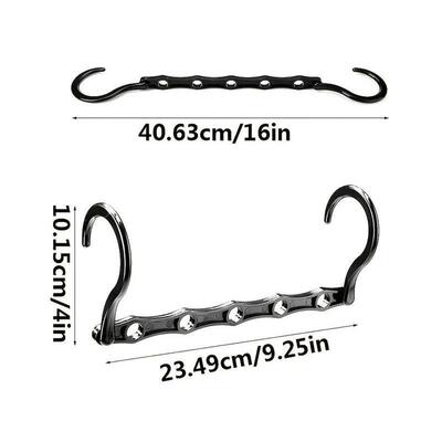 10 Pcs Space Saving Magic Hangers Sturdy Plastic Holder Heav