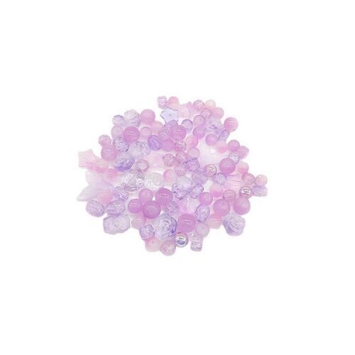 Glass scattered beads diy bracelet necklace  accessories