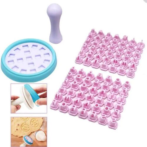 Ceramic Clay Alphabet Number Symbols Letter Name Stamp Impre